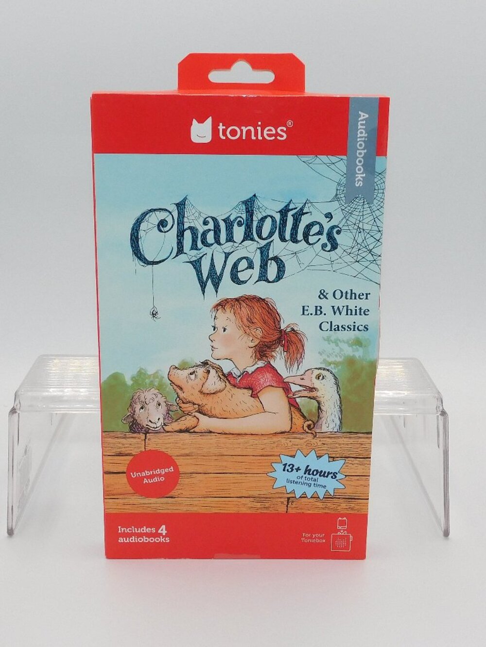 Tonies EB White Stories Charlottes Web 4 Stuart Little Trumpet of the Swans NEW